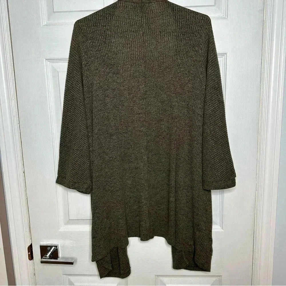 Streetwear Society Cardigan Long Slouchy Green Size Medium - Picture 12 of 16